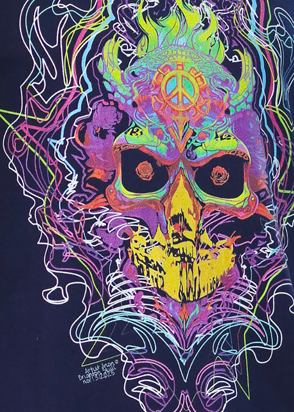 Artist Anon Brighton - 2025 Brighton Skull - T-Shirt - Brighton Skull, Men's, Unisex