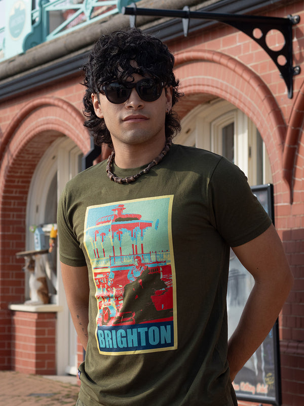 Artist Anon Brighton Band Stand tshirt