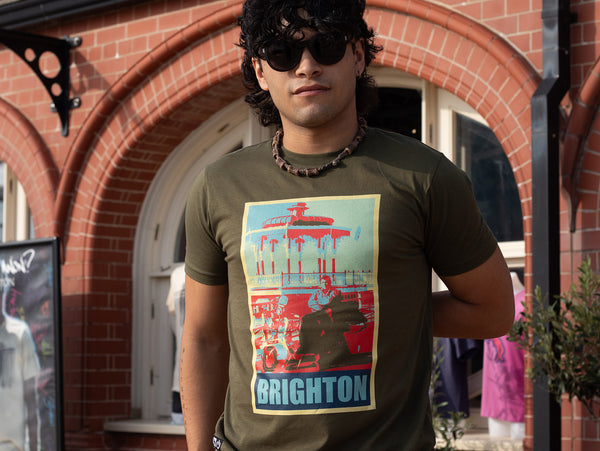 Artist Anon Brighton - Artist Anon Brighton Band Stand tshirt - T-Shirt - Classic, Men's, Unisex