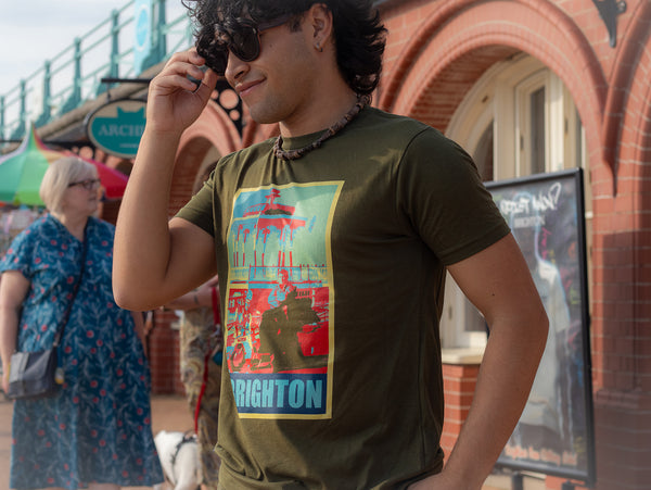 Artist Anon Brighton - Artist Anon Brighton Band Stand tshirt - T-Shirt - Classic, Men's, Unisex