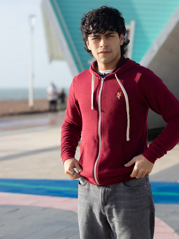 Artist Anon Brighton - Artist Anon Crest Embroidered Zipped Hoodie - hoodie - Crest Collection, Men's, Unisex, Zipped