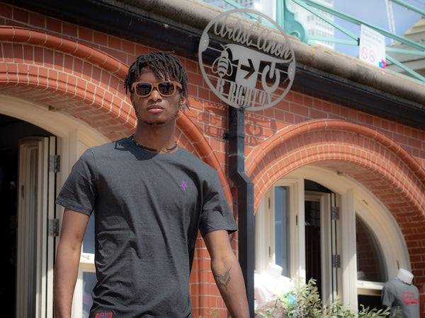 Artist Anon Brighton - Artist Anon Embroidered Crest T-shirt - T-Shirt - Classic, Crest Collection, Unisex