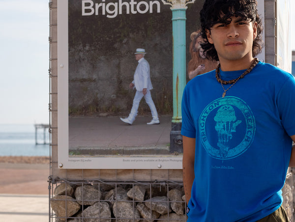 Artist Anon Brighton - Artist Anon Brighton Helter Skelter Ice Cream t-shirt - T-Shirt - Classic, Fun, Men's, Unisex