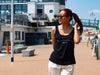 Artist Anon Brighton - Life's A Pebble Beach Women's Vest - T-Shirt - Vest, Women's