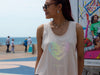 Artist Anon Brighton - Artist Anon Brighton Rainbow Rose Heart Vest - T-Shirt - Vest, Women's