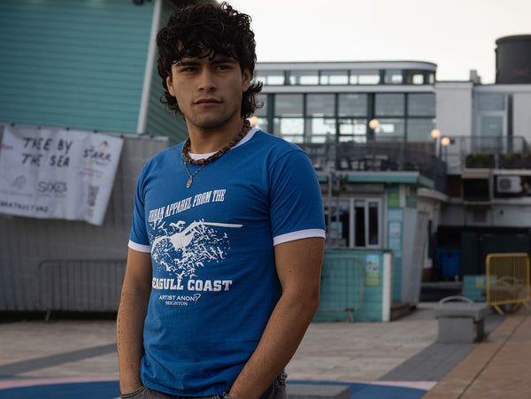 Artist Anon Brighton - Artist Anon Seagull Coast t-shirt - T-Shirt - Classic, Men's, Unisex