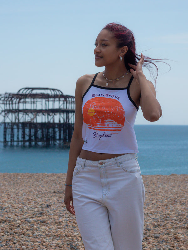 Artist Anon Brighton - Artist Anon Sunshine Vest - T-Shirt - Vest, West Pier, Women's