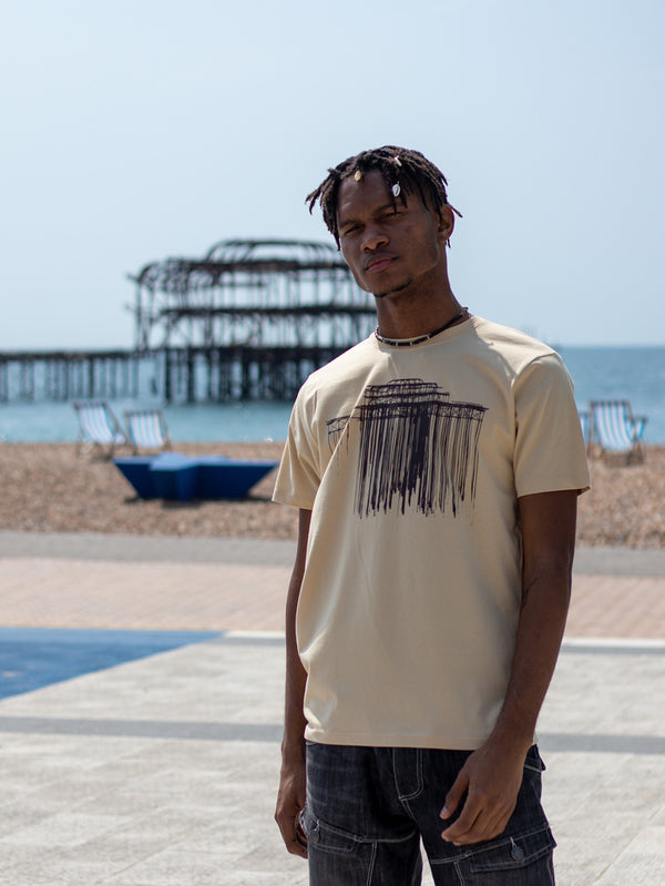 Artist Anon Brighton - 2022 Brighton West Pier T-shirt - T-Shirt - Classic, Men's, Unisex, West Pier