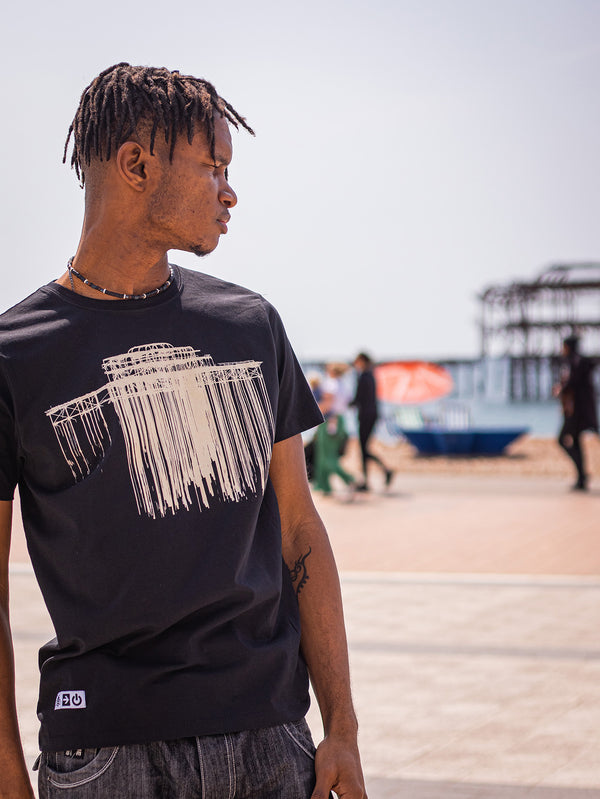 Artist Anon Brighton - 2022 Brighton West Pier T-shirt - T-Shirt - Classic, Men's, Unisex, West Pier