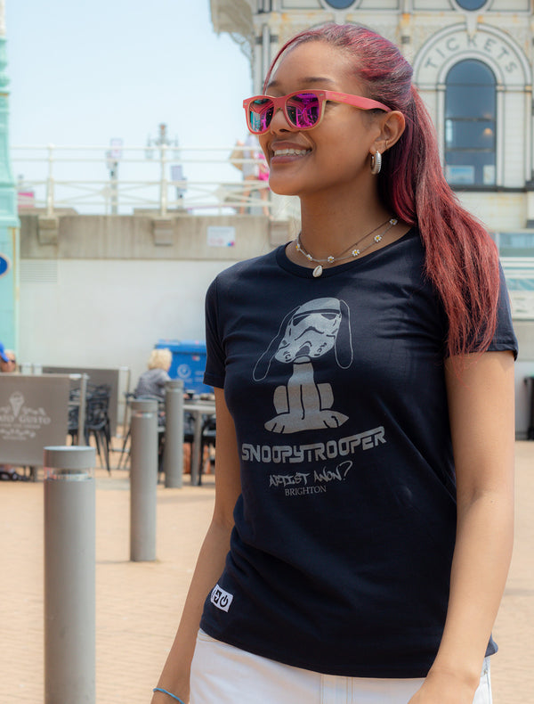 Artist Anon Brighton - 2022 Snoopy Trooper Women's T-shirt Organic Cotton - T-Shirt - Fun, Women's