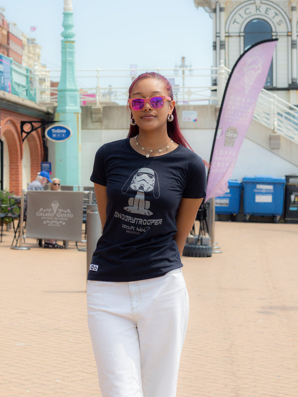Artist Anon Brighton - 2022 Snoopy Trooper Women's T-shirt Organic Cotton - T-Shirt - Fun, Women's