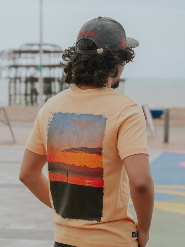 Artist Anon Brighton - Artist Anon Alone Brighton Sunset t-shirt - T-Shirt - Men's, Unisex