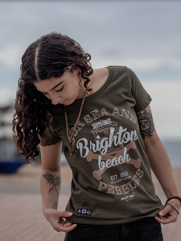 Artist Anon Brighton - Brighton Beach Women's T-shirt - T-Shirt - Vintage, Women's