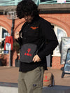 Artist Anon Brighton - Artist Anon Brighton Mini Messenger Bag  Embroidered