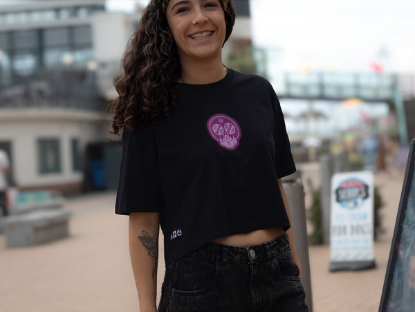 Artist Anon Brighton - 2022 Brighton Skull #ii women's cropped t-shirt - T-Shirt - Brighton Skull, Crop, Women's