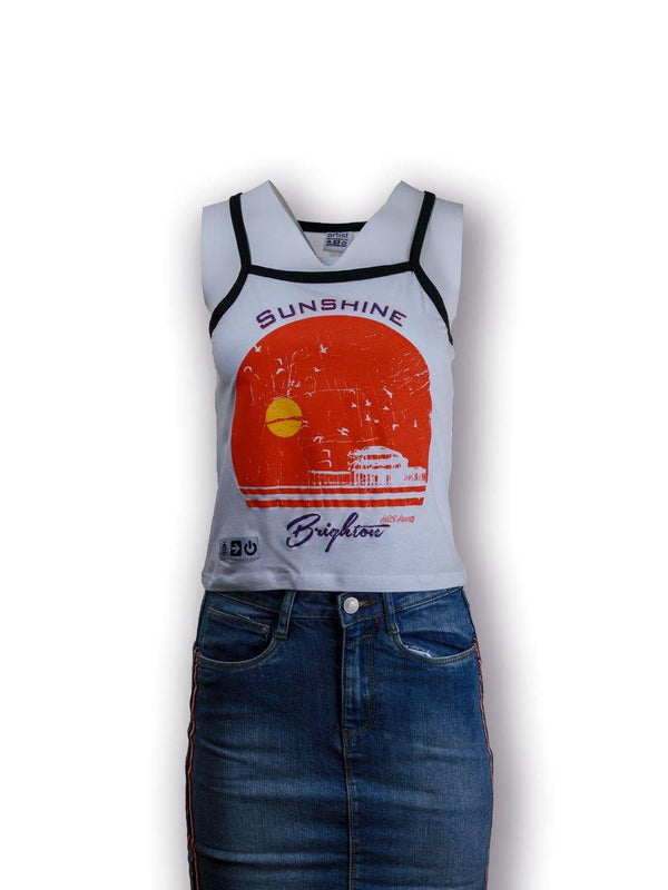 Artist Anon Brighton - Artist Anon Sunshine Vest - T-Shirt - Vest, West Pier, Women's