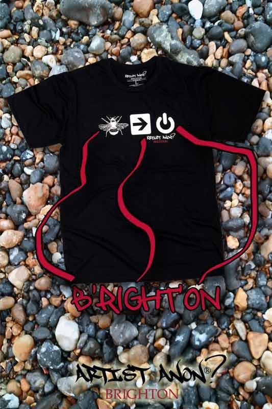 Artist Anon Brighton - Artist Anon Original B'right'on Men's t-shirt - T-Shirt - Classic, Men's, Unisex