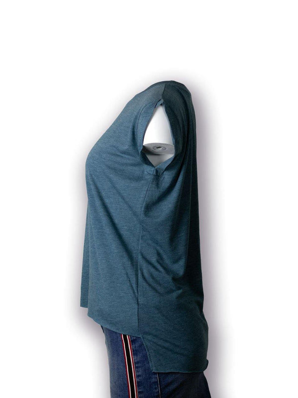 Artist Anon Brighton - Flowy Muscle Tee With Rolled Cuff - T-Shirt - Women's