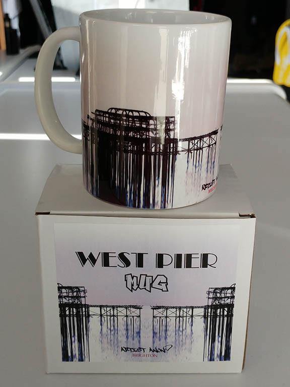 Artist Anon Brighton - West Pier Mug - Mugs -