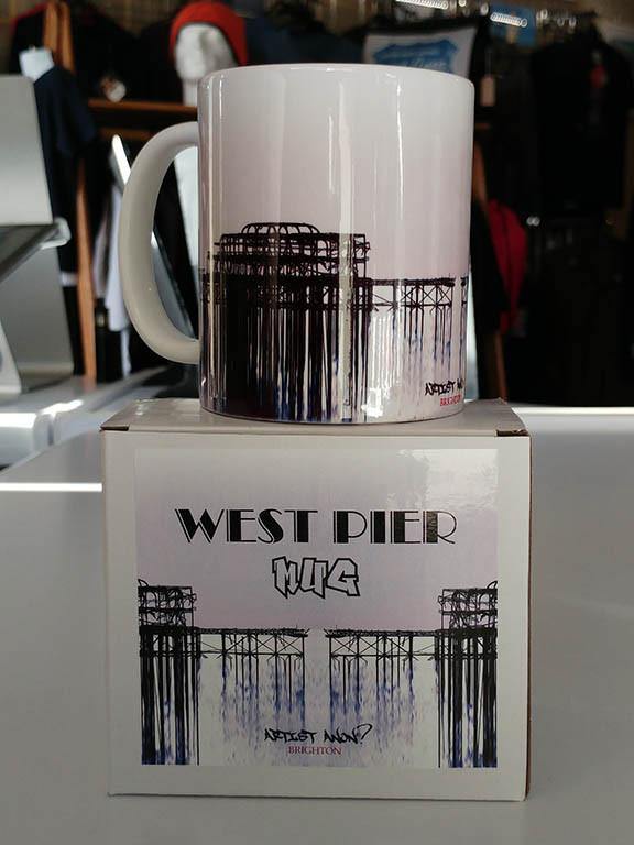 Artist Anon Brighton - West Pier Mug - Mugs -
