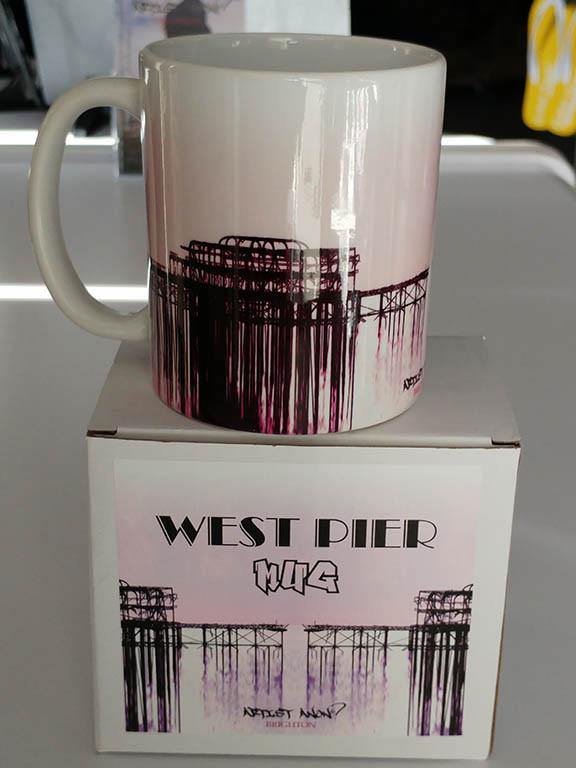 Artist Anon Brighton - West Pier Mug - Mugs -