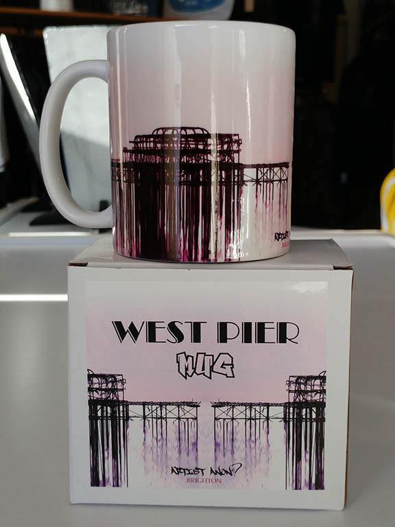 Artist Anon Brighton - West Pier Mug - Mugs -