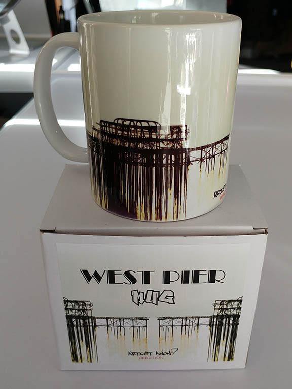 Artist Anon Brighton - West Pier Mug - Mugs -