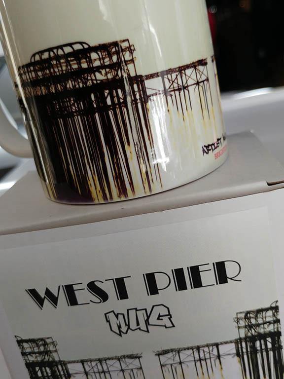 Artist Anon Brighton - West Pier Mug - Mugs -
