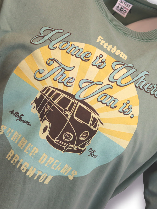 Artist Anon Brighton - Artist Anon Brighton Camper Van t-shirt - T-Shirt - Classic, Men's, Unisex