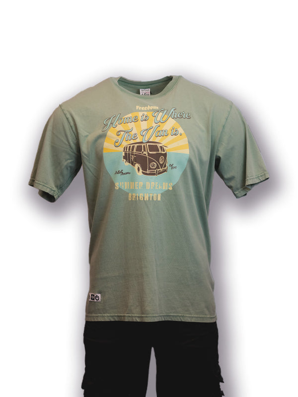 Artist Anon Brighton - Artist Anon Brighton Camper Van t-shirt - T-Shirt - Classic, Men's, Unisex