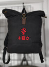Artist Anon Brighton - Artist Anon Waxed Rolltop Rucksack - Bag - Bag