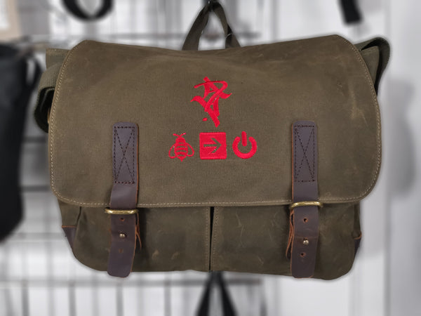 Artist Anon Brighton - Artist Anon Waxed Satchel - Bag - Bag