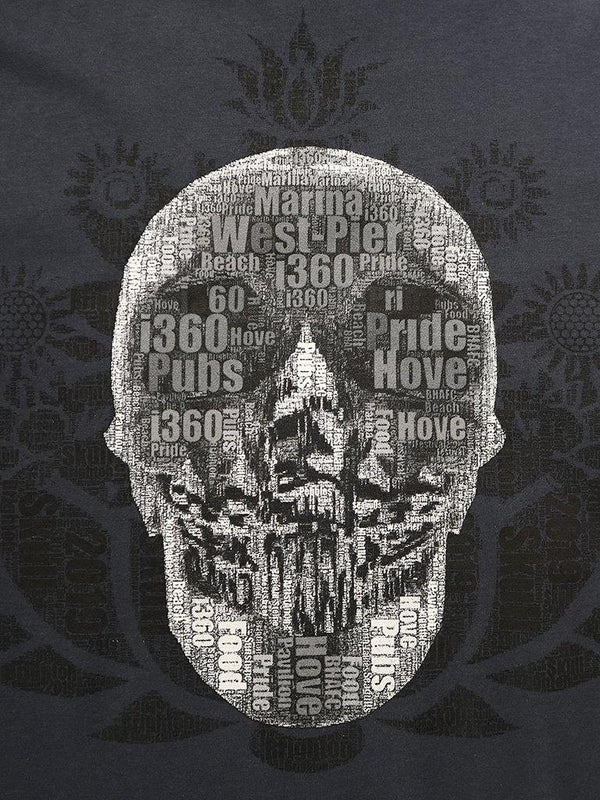 Artist Anon Brighton - 2019 Brighton Skull - T-Shirt - Brighton Skull, Men's, Unisex