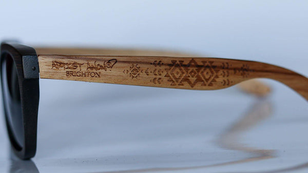 Artist Anon Brighton - Curiously Grey Bamboo Sunglasses - Sunglasses - Bamboo