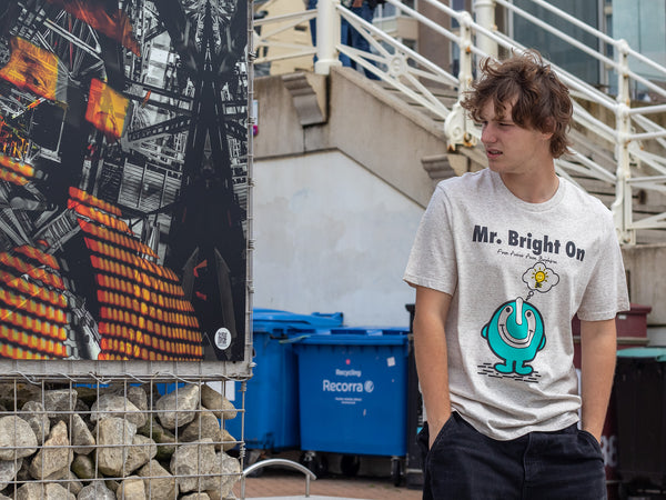 Artist Anon Mr Bright-on t-shirt