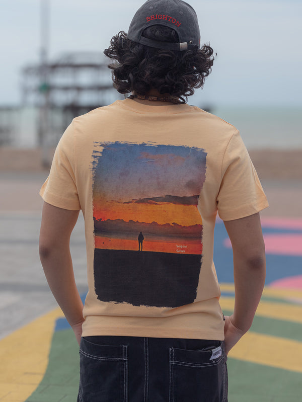 Artist Anon Alone Brighton Sunset t-shirt