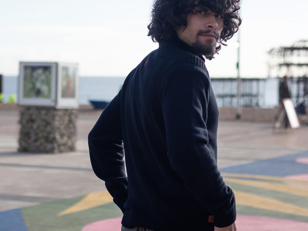 Artist Anon Brighton Qtr Zip Eco Sweater