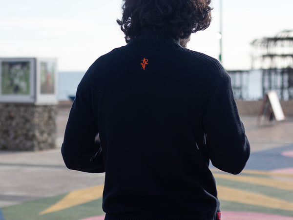 Artist Anon Brighton Qtr Zip Eco Sweater