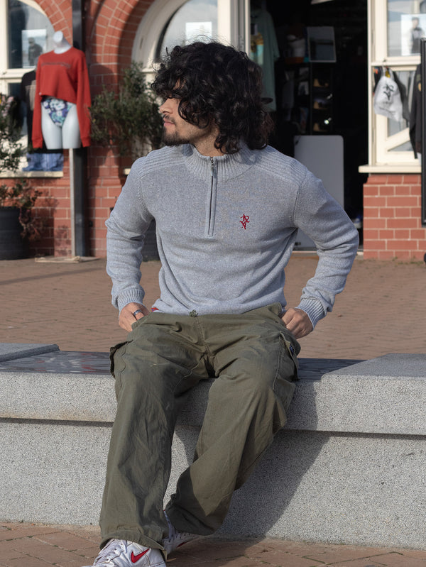 Artist Anon Brighton Qtr Zip Eco Sweater