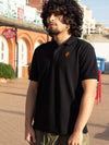 Artist Anon Brighton Organic Cotton Crest Polo Shirt
