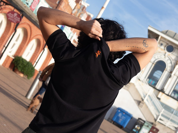 Artist Anon Brighton Organic Cotton Crest Polo Shirt