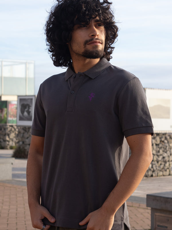 Artist Anon Brighton Organic Cotton Crest Polo Shirt