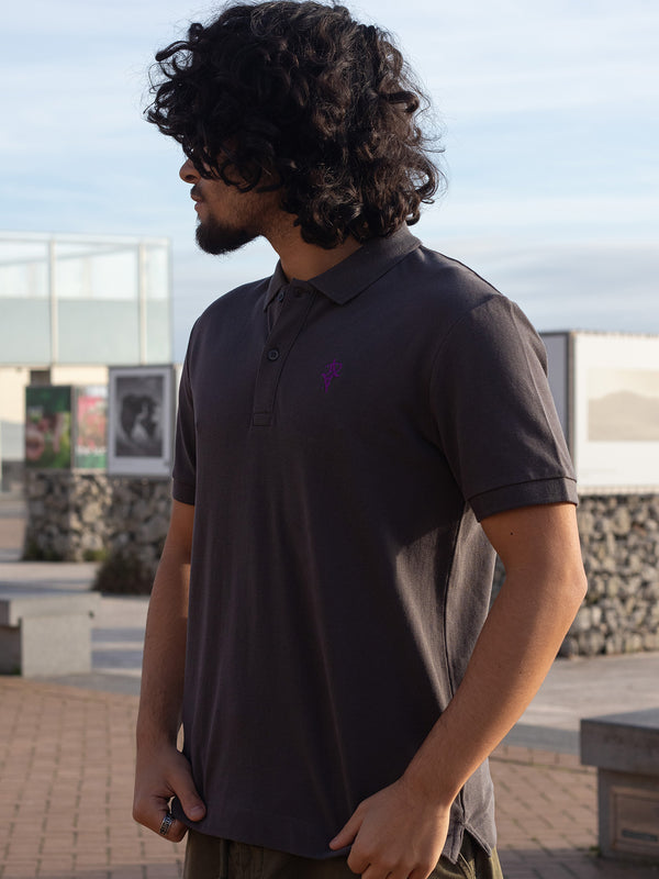 Artist Anon Brighton Organic Cotton Crest Polo Shirt