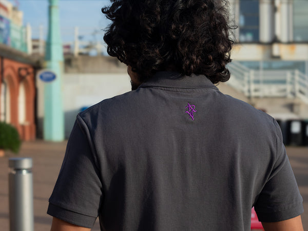 Artist Anon Brighton Organic Cotton Crest Polo Shirt