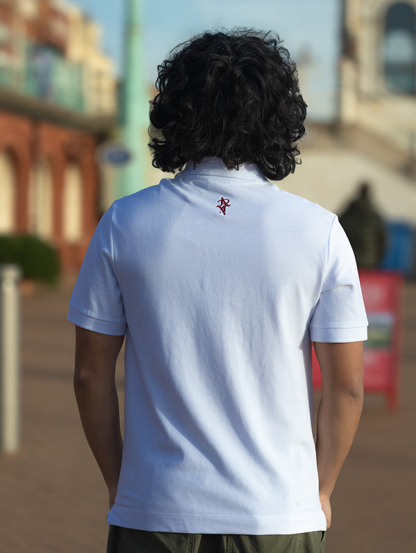 Artist Anon Brighton Organic Cotton Crest Polo Shirt