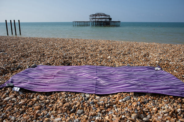 Artist Anon Brighton RPET Microfiber Beach Towel