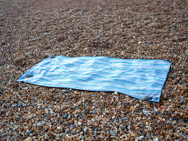 Artist Anon Brighton RPET Microfiber Beach Towel