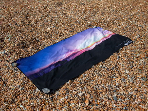 Artist Anon Brighton RPET Microfiber Beach Towel