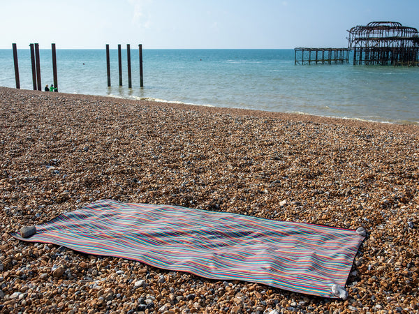 Artist Anon Brighton RPET Microfiber Beach Towel