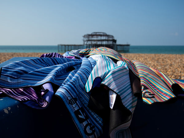 Artist Anon Brighton RPET Microfiber Beach Towel
